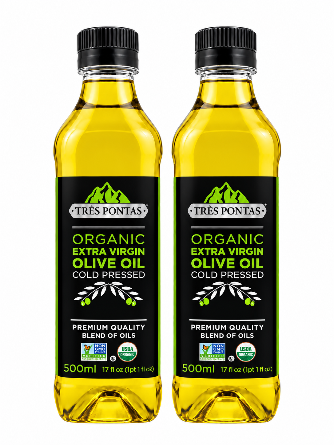 Três Pontas 500 ml Extra Virgin Olive Oil - 2 PACK